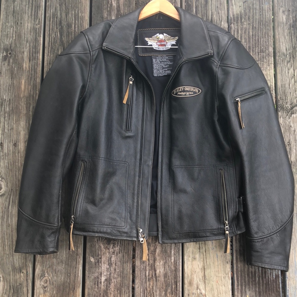 SOLD Men’s Harley Davidson leather - Picture 2 of 8